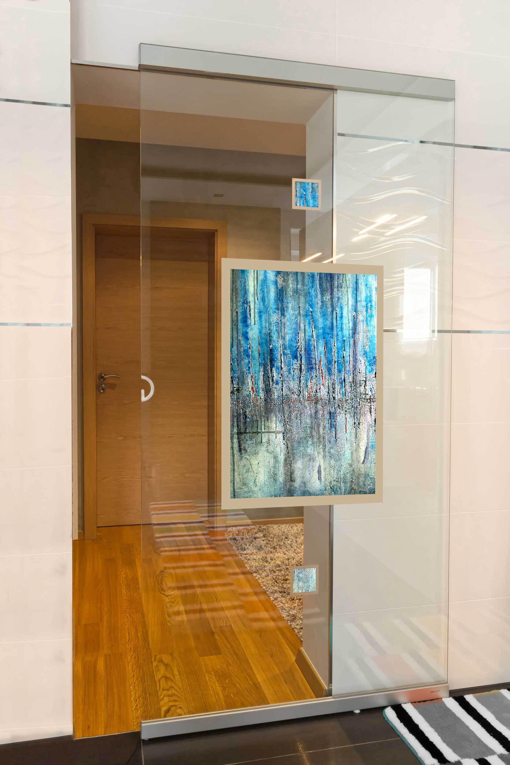 Porte intérieur en bois ou en verre personnalisable - Verrissima